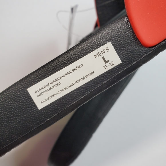 FOCO Chicago Cubs Stripe Raised Slide Sandals Men size 11-12 - Picture 9 of 9